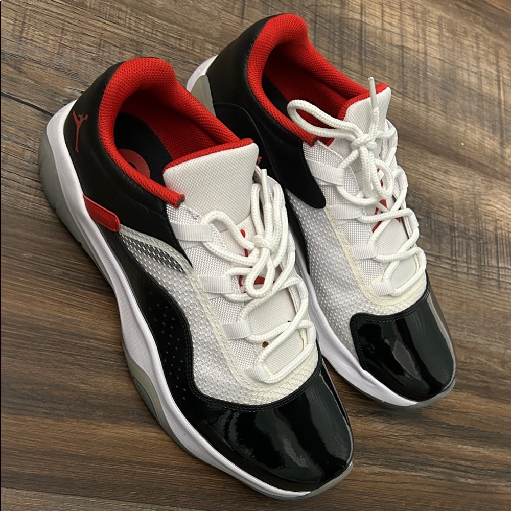 Jordan Black, White, and Red Sneakers. Only wore 1x